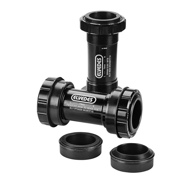 SRAM Dub PressFit BB386 ボトムブラケット (ロード) 46mm x 86mm-