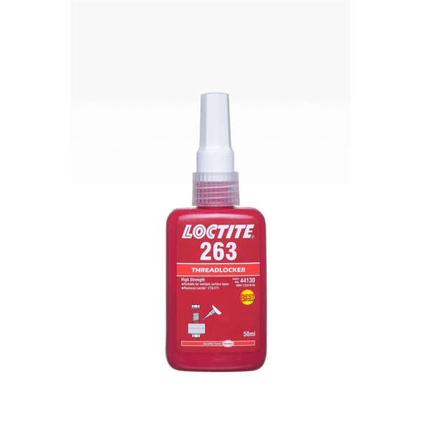 Loctite #263 Threadlocker -Red High Strenght 50 ml 5 minutes