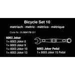 Bicycle Set 10 Jeu de 5 clés Jocker mixtes