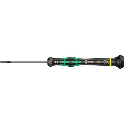 Wera Tournevis électronicien pour vis à fente 0.4mm x 2mm x 80mm