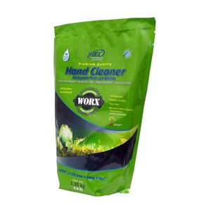 WORX Nettoyant en poudre biodégradable pour les mains sac à fond plat 3 lb (1362 g.)