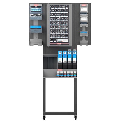 TRANSIT all-in-one mobile display frame