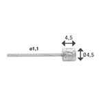 Câble de vitesses compatible Shimano Sram en acier inoxydable Lisse Extra Souple Extra Flexible Boite de 50