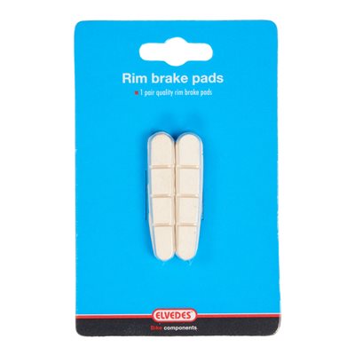 1 pair road rim brake replacement pads 55 mm white compound for brake shoes for Shimano