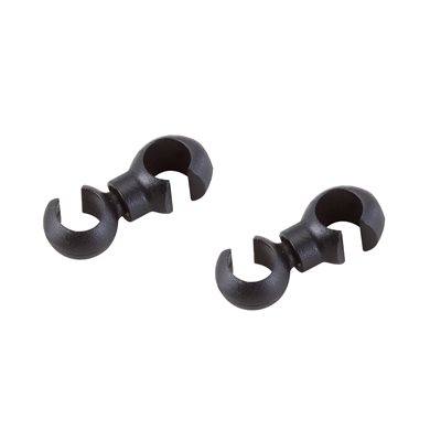 Elvedes 4 Rotating Hooks Ø4,3mm - 5,0mm PVC Black