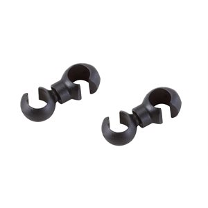 Elvedes 4 Rotating Hooks Ø4,3mm - 5,0mm PVC Black