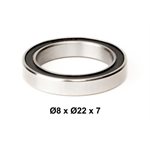 Elvedes - High Precision Sealed Bearing Type 608 2RS Ø8 × Ø22 × 7