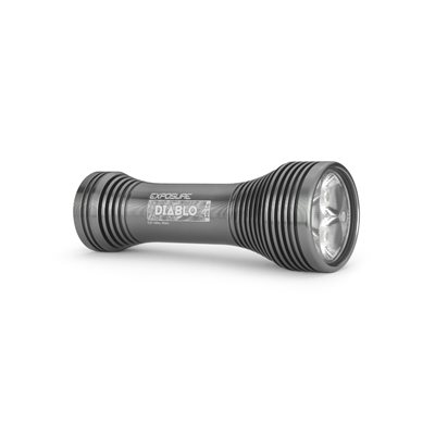 Lumière Diablo Mk14 2000 lumens fixation pour casque et guidon technologie TAP Gun Metal Black