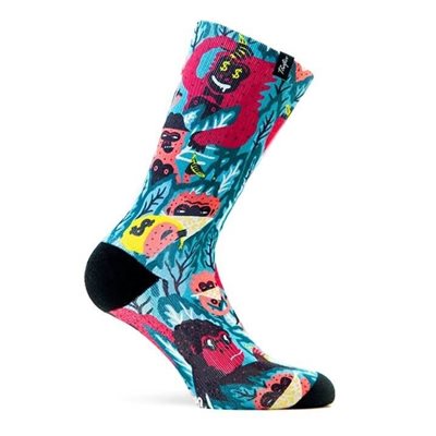 Chaussettes Pacific & Co. Sublimées MONKEY GANG S / M